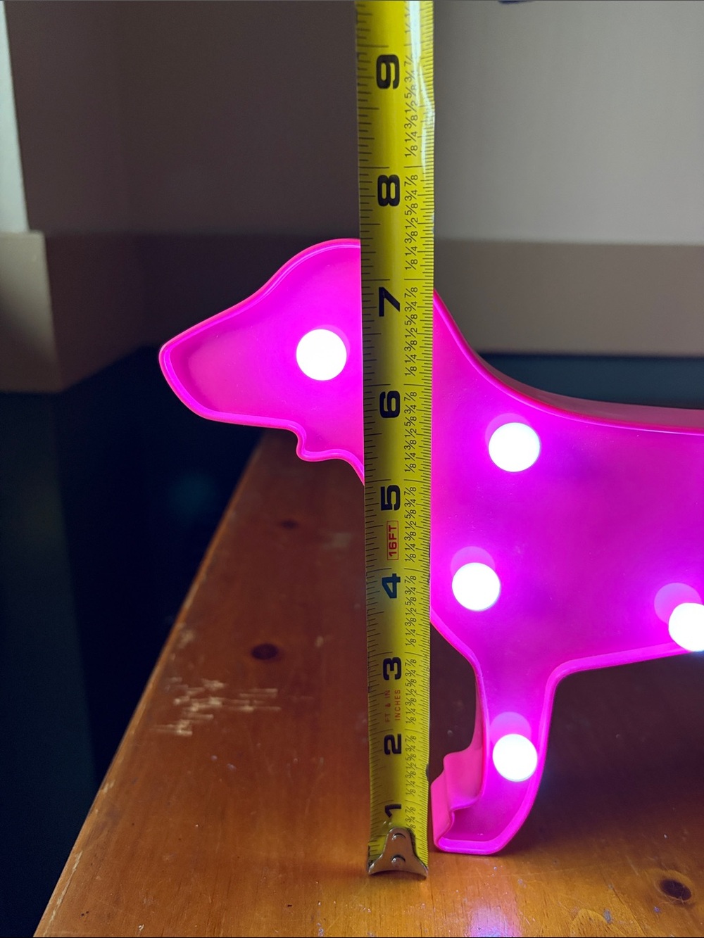 Victoria’s Secret PINK Dog Light Up Display Neon Pink LED Store Sign Rare - Picture 4 of 5